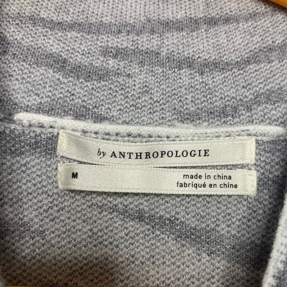 Anthropologie Lizzie Mock Neck Zebra Print Sweater - Picture 4 of 8